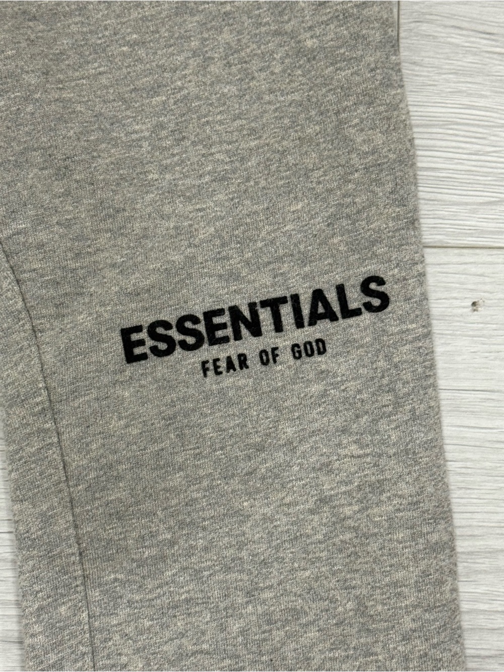 ESSENTIALS Gray Sweatpants with Drawstring - Picture 2 of 5